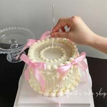 10 件黑色蝴蝶结蛋糕装饰蝴蝶结丝带纸杯蛋糕装饰气球花环新娘婚礼生日派对用品 - 彩色 - 查看 11