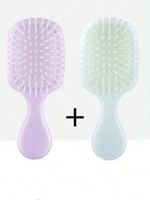 1/2/3pcs Comb, Mini Comb, Wet Dry Ventilated Comb, Combing Curls And Removing Entanglement, A Light Hair Accessories For All Hairstyles, New Year Gift