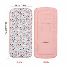 1pc Stroller Pad, Unisex Infant Baby Stroller Seat Cushion, All Season
