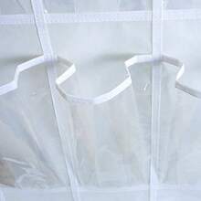 24 Pocket Clear Over The Door Non Woven Closet Shoe Organizer Shelf - Arctic White - 單身的 - 查看 8