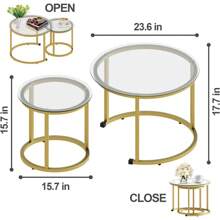 Coffee Tables - dorado (Gold Glass) - View 3