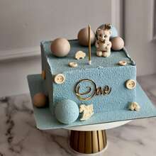 1/3pcs Acrylic "ONE" Letter Cake Topper For 1st Birthday, Christening
