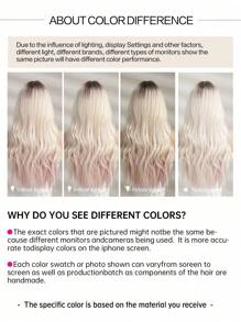 Fashionable 26-Inch Pink Highlights Curly Hair With Medium Parting Synthetic Wigs: Natural-Looking And Heat Resistant For Party Cosplay Daily Use - Pink Highlight - View 7