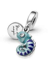 Disney 1 pieza de Colgante de plata de ley 925 adecuado para pulsera DIY original, regalo de joyería de moda para cumpleaños y compromiso de mujer, modelo de caliente