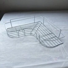 Self-Adhesive Shower Caddy, Hanging Bathroom Shelf Wall Mounted Shower Rack, Non-Drilling Floating Rack For Bathroom/Kitchen/Shower Storage Home Bathroom Decor Fall Decor Back To School Bathroom Accessories - Multicolor - View 10