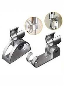 可调节淋浴支架 铝合金壁挂式银色淋浴手持支架 浴室配件手持支架 - 彩色 - 查看 12