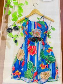 Women Dresses - Màu xanh lam - Xem 3