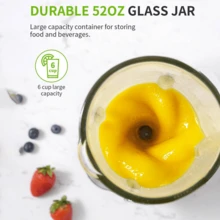 多功能榨汁机研磨机二合一不锈钢全自动家用电动榨汁机1.5L大容量，不锈钢刀片，高硬度杯壁 - 美規A型插(110-127V) - 查看 4