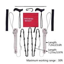 YUNRUX 48" High Reach Limb Hand Chain Saw Kit W/ Rope Throw Weight Bag 65 Manganese Steel