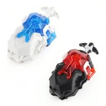 Nuevos accesorios de trompo giratorio mejorados, incluye lanzador B-184 LR de rotación izquierda-derecha y explosión de poder para la batalla de Bey con rotación izquierda-derecha - Multicolor - Ver 25