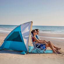 Tienda de campaña de Playa portátil para, UPF 50+, sombrilla con Piso Extensible
