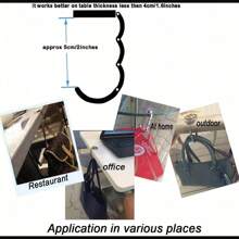 1pc Cute Cat Design Foldable Handbag Hook - Chic Aluminum Alloy Purse Table Hook With Shiny Rhinestone Accent, A Gift For Cat Lovers,Portable Metal Bag Holder For Stylish Accessory Lovers,Schoolbag Backpack Handbag Accessories,Christmas Gift