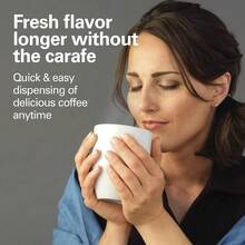 Hamilton Beach 48465 Brewstation - Cafetera Programable, Dispensador a Una Mano, Plata y Negro, 12 tazas - Negro - Ver 11