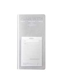 Pianificatore giornaliero, diario 2025, quaderno portatile, lista dei compiti, libro di stampa per autosviluppo, lista dei compiti, forniture scolastiche, ritorno a scuola