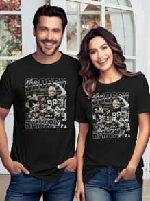 Women's Maxx Crosby Vintage Bootleg T-Shirt - Stylish Trendy Graphic Tee - Black - View 1