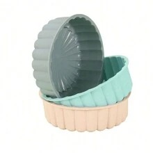 1 st Charlotte-form, rund form, silikonformar med nonstickbeläggning för ostkaka, chokladkaka, regnbågstårtor, brownietårta - Multifärgad - Visa 1