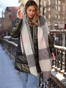 EverlyX 各種色格紋長圍巾 - 女裝時尚 - 2025 年冬季 - 24/48 小時內從西班牙發貨