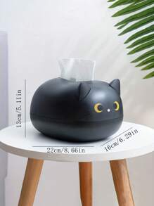 1 pieza - Caja de pañuelos con diseño de gato adorable, cubierta de caja de pañuelos de estilo de caricatura, basada en gatos blanco y negro, usando una artesanía exquisita para congelar la ternura de los gatos por la eternidad, caja organizadora de papel higiénico, caja de pañuelos, decoración del hogar, accesorios de dormitorio, soporte de pañuelos para coche, recipiente para toallitas, caja de pañuelos de cerámica, caja de pañuelos cuadrada, caja para pañuelos, soporte de servilletas, soporte de pañuelos, soporte de toallas de papel, soporte de servilletas, parasol de coche, accesorios de dormitorio, viaje, caja de pañuelos, toallitas, recipiente para toallitas, soporte de caja de pañuelos, soporte de servilletas, reunión familiar de festival, decoración de mesa de cocina y comedor para el hogar, accesorios de decoración del hogar, caja decorativa, regalo de boda para mujer, artículo imprescindible para viajes de verano y festivales - Multicolor - Ver 8