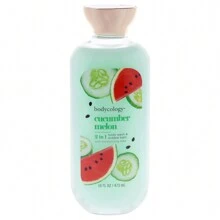 2 In 1 Body Wash And Bubble Bath - Cucumber Melon By Bodycology For Women - 16 Oz Body Wash - màu xanh lá - Xem 1
