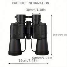 Binoculares para adultos - Binoculares especiales para observación de aves, caza, senderismo, conciertos, teatro de viaje con adaptador para smartphone, equipados con lente FMC de prisma BAK4, gran regalo para hombres o papá