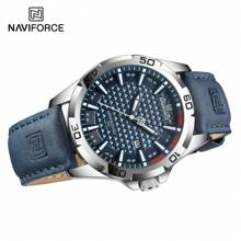 NAVIFORCE Naviforce Marca Homens Moda Relógios De Quartzo Masculino Pulseira Esporte Relógios De Pulso À Prova D'Água Calendário Relógio