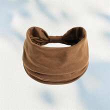 1 件新款女士扎染弹性头带，十字结设计，佩斯利图案，柔软头巾，适合女孩、瑜伽、运动、健身 - 彩色 - 查看 13