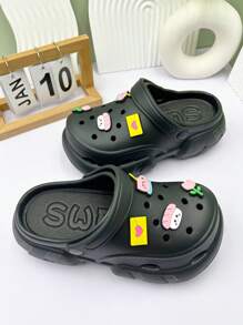 Damen EVA rutschfeste, weiche und dicke Sohlensandalen, geeignet für Urlaub, Freizeitveranstaltungen und alle Innen- und Außenanlässe, bieten ein modisches und bequemes Trageerlebnis, hochwertige Damensandalen mit Accessoires