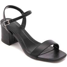 Summer Casual Versatile Minimalist High Heel Sandals - Black - View 1