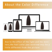 30 英寸抽绳马尾辫柔软自然卷曲直马尾辫接发长意大利 Yaki 合成接发自然黑色，2# - 黑棕色 - 查看 7