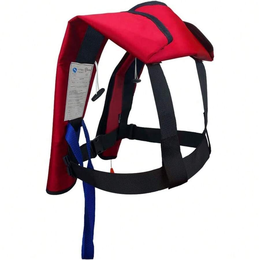 Inflatable life jacket inflatable life vest for adult classic manual