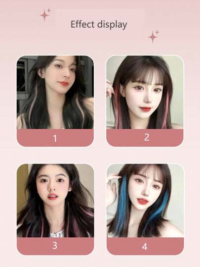 1pc Disposable Hair Dye Comb, Hair Dye Pen, Hairline Powder, Available In Pink, Blue, Green And More Colors - Portable Hair Dye Comb, Best For Party And Holiday Styling, Hair Brush, Comb, Hairdressing Tools, Hairdressing Products And Accessories, Essential For Salon, Beauty Travel, Back To School, Travel Vacation, Women Hair Accessories, Brush, Hair Brush, Wooden Comb, Hair Brush, Mini Hair Brush, Detangling Brush, Hair Brush, Curling Brush, Hairdressing Equipment