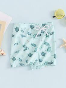 Young Boys Swimwear - Green - View 5
