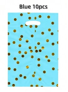 30pcs Gift Bags Party Favor Bags Goodie Bags Treat Bags Small Gift Bags Loot Bags For Wedding, Birthday, Party, Apparel Packaging, Valentine Day, Plastic Gift Storage Bag, Party Packaging Bags, 6 Colors - Multicolor - View 14