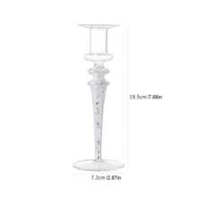 1 Piece Of European-Style Modern Creative Diamond Glass Candlestick, A Home Decoration That Exudes A Romantic And Light Luxury Vibe. It Serves As A Perfect Ornament For Candlelight Dinners, A Wonderful Decoration For Weddings And Marriage Ceremonies, And Radiates A Sense Of Sophistication. It Embodies The Romantic And Light Luxury Style Of Home Decor.