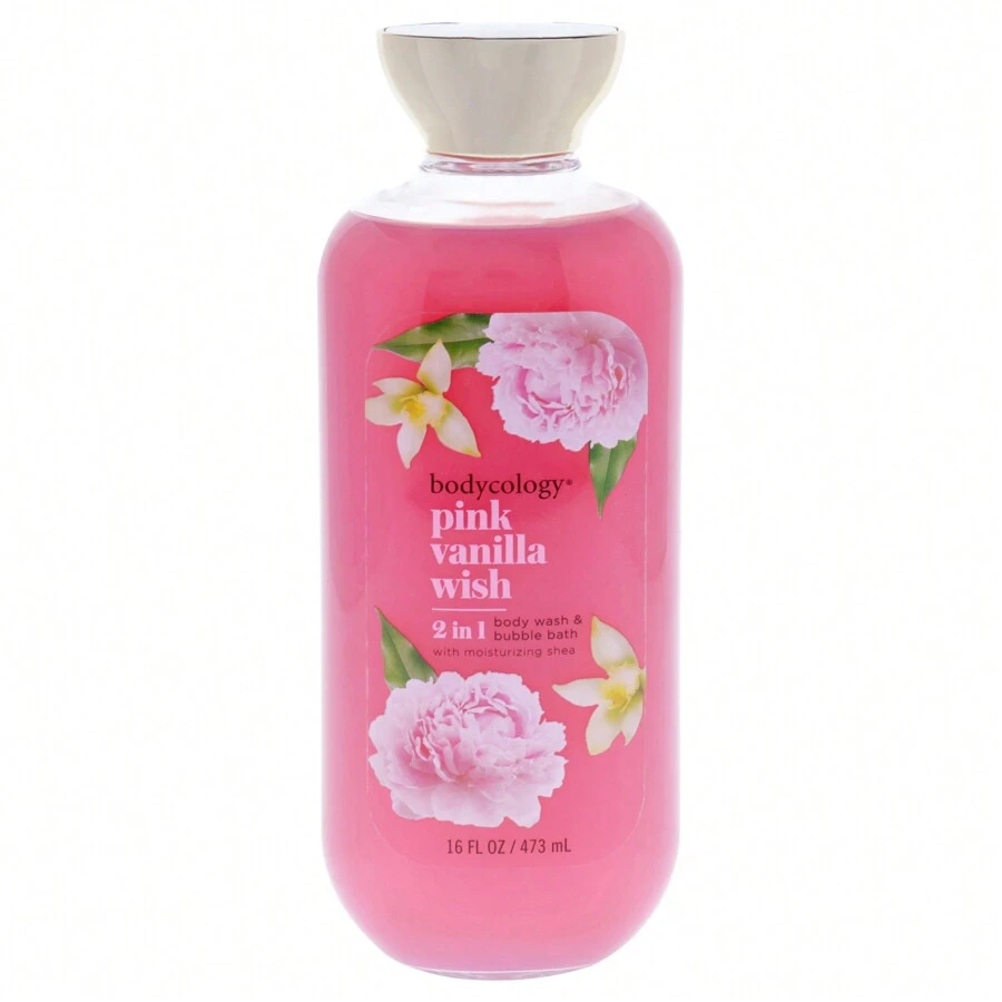2 In 1 Body Wash And Bubble Bath - Pink Vanilla Wish By Bodycology For Women - 16 Oz Body Wash - 粉色 - 查看 1