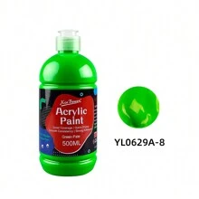 Xin Bowen Acrylic Paint Set Large Bottle Acrylic Paint 16.9oz (500ml) Premium Acrylic Paints Large Capacity For Artists Beginners And On Canvas Rocks Wood Ceramic Fabric