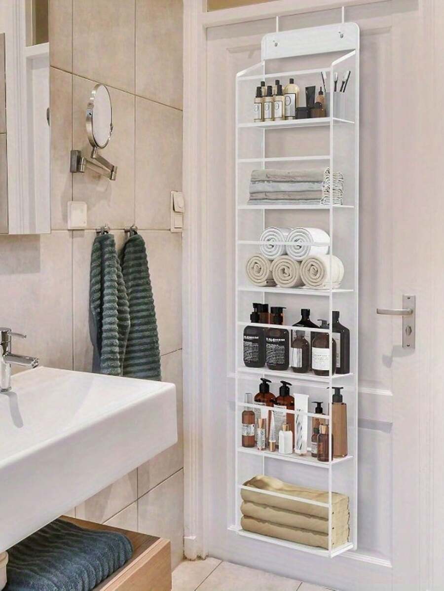 Over-The-Door Storage Hanging Bag, Multi-Purpose Door Organizer Bag, Classified Storage Bag, Foldable Household Storage Bag, Wall-Mounted Multi-Layer Transparent Visible Storage Bag