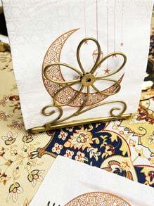 20 件/套一次性纸巾，斋月装饰纸巾，月亮，灯笼元素，适用于餐厅、派对、家庭宴会，13*13 英寸 - 彩色 - 查看 3