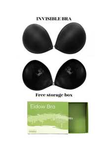 YIYANG Invisible Bra With Adhesive Bra (Optional Two Styles Storage Box), Reusable Invisible Self-Adhesive Bra, No Straps, Suitable For Evening Gowns, Wedding Dresses And Sleeveless Swimsuits - Multicolor - View 21