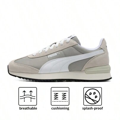 Puma R78 Nylon Retro Casual Shoes, Lightweight Vintage Unisex Sneakers, Low-Top Outdoor Daily Wear Non-Slip Athletic Shoes, Style No. 399250-02