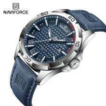 NAVIFORCE Naviforce Marca Homens Moda Relógios De Quartzo Masculino Pulseira Esporte Relógios De Pulso À Prova D'Água Calendário Relógio