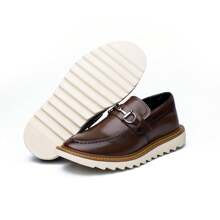 Men's Dublin Tractor Loafers Formal Shoes Modern Casual Loafers - 干邑白蘭地關閉 - 查看 2