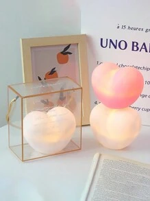 1pc Decoration Light With Batteries, Sweet Pink HeartShaped Light For Giris Bedroom Decor