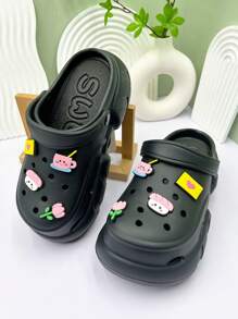 Damen EVA rutschfeste, weiche und dicke Sohlensandalen, geeignet für Urlaub, Freizeitveranstaltungen und alle Innen- und Außenanlässe, bieten ein modisches und bequemes Trageerlebnis, hochwertige Damensandalen mit Accessoires