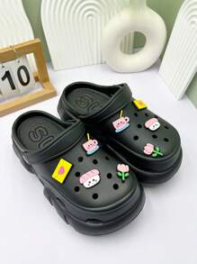 Damen EVA rutschfeste, weiche und dicke Sohlensandalen, geeignet für Urlaub, Freizeitveranstaltungen und alle Innen- und Außenanlässe, bieten ein modisches und bequemes Trageerlebnis, hochwertige Damensandalen mit Accessoires