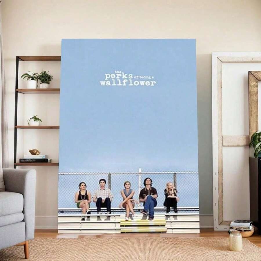 Framed The Perks Of Being A Wallflower Movie Poster Cover Art 5 Canvas Poster Bedroom Decor Landscape Office Room Decor Gift - Framed - View 1