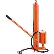 Hydraulic Long Ram Jack, 3 To 8 Ton Engine Hoist Cylinder, With 1 To 2 Piston Pump Or Air Pump And Clevis Base Or Flat Base Hydraulic Ram Cylinder For Engine Lift Hoists Hydraulic Garage Shop Cranes Mechanical Farm - 8 Ton Air Pump Single Piston Pump Clevis Base - 查看 8