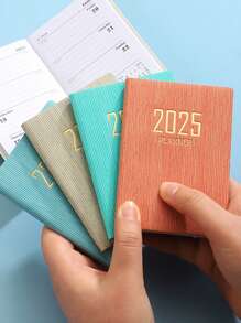1 pezzo Nuovo pianificatore mensile personalizzato 2025 con monitoraggio delle spese, nome personalizzato e modello a 26 lettere, calendario facile da usare con budget mensile e obiettivi, pianificatore giornaliero a spirale per studenti, appuntamenti in ufficio e famiglie per produttività, pianificatore per computer portatile, uso back to school