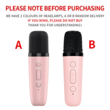 NetHong Mini Karaoke Machine With 2 Wireless Microphones - A Compact Karaoke Speaker Gifts - Pink - View 7