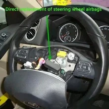 Detector de airbag para coche de 2 piezas, simplemente conéctelo y sabrá dónde está el problema. - Negro - Ver 6